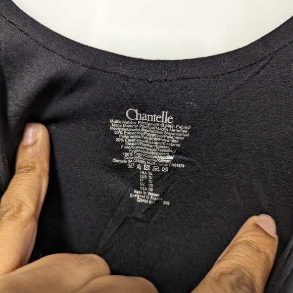 BNWT Chantelle soft stretch bodysuit Black / Size small - Picture 2 of 8